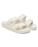 The Birkenstock Womens Arizona EVA Sandals in Eggshell