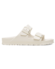 The Birkenstock Womens Arizona EVA Sandals in Eggshell