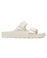The Birkenstock Womens Arizona EVA Sandals in Eggshell