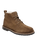 The Birkenstock Womens Uppsala Mid Shearling Suede Leather Boots in Dark Tea