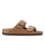 The Birkenstock Mens Arizona Natural Leather Oiled Sandals in Cognac