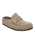 The Birkenstock Womens Naples 2.0 Suede Leather Shoes in Taupe