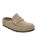 The Birkenstock Womens Naples 2.0 Suede Leather Shoes in Taupe