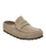 The Birkenstock Womens Naples 2.0 Suede Leather Shoes in Taupe