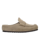 The Birkenstock Womens Naples 2.0 Suede Leather Shoes in Taupe