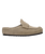 The Birkenstock Womens Naples 2.0 Suede Leather Shoes in Taupe