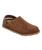 The Birkenstock Mens Lutry Premium Suede Leather Shoes in Dark Tea