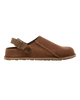 The Birkenstock Mens Lutry Premium Suede Leather Shoes in Dark Tea