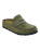 The Birkenstock Mens Naples Wrapped Suede Leather Shoes in Thyme