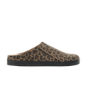 Zermatt Felt Slipper in Leopard Toffee Melange