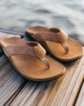 Tuahine Flip Flops in Toffee