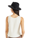 The Brixton Womens Womens Messer Fedora in Black