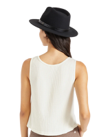 The Brixton Womens Womens Messer Fedora in Black
