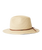 The Brixton Mens Wesley Straw Packable Fedora Hat in Tan