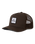 The Brixton Mens Alpha Block Netplus Trucker Cap in Brown & Brown