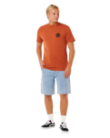 Wettie Passage Icon T-Shirt in Baked Clay