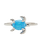 Opal Sea Turtle Ring in Silver