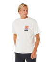 The Rip Curl Mens Search Dawn T-Shirt in Bone