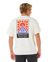 The Rip Curl Mens Search Dawn T-Shirt in Bone