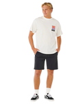 The Rip Curl Mens Search Dawn T-Shirt in Bone