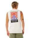 The Rip Curl Mens Search Dawn Muscle Vest in Bone