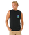 The Rip Curl Mens Search Dawn Muscle Vest in Black