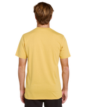 Streamline Embroidered T-Shirt in Ochre