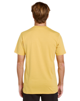 Streamline Embroidered T-Shirt in Ochre