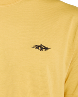 Streamline Embroidered T-Shirt in Ochre