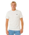 Streamline Embroidered T-Shirt in Bone