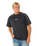 Inner Visions Panel T-Shirt in Washed Black