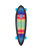 Iridescent Dot 33" Pintail Skateboard in Multi