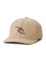 The Rip Curl Mens Tepan Flexfit Cap in Sand Dune