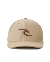 The Rip Curl Mens Tepan Flexfit Cap in Sand Dune