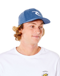 The Rip Curl Mens Tepan Flexfit Cap in Navy