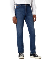 The Wrangler Mens Texas Slim Jeans in Silkyway