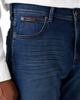 The Wrangler Mens Texas Slim Jeans in Silkyway