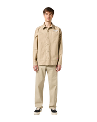 The Wrangler Mens Casey Jones Shacket in Saddle