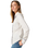 The Wrangler Womens Piped Western Shirt in Vintage White