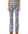 Mid Rise Boot Trousers in Medallion
