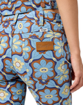 Mid Rise Boot Trousers in Medallion