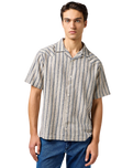 Resort Shirt in Indigo Stripe