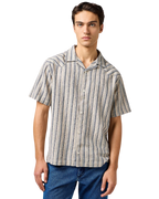 Resort Shirt in Indigo Stripe