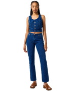 The Wrangler Womens The Shirt Top in Groovy Jacquard