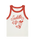 The Wrangler Womens Ringer Vest in Vintage White