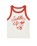 The Wrangler Womens Ringer Vest in Vintage White