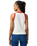The Wrangler Womens Ringer Vest in Vintage White