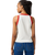 The Wrangler Womens Ringer Vest in Vintage White
