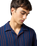 The Wrangler Mens Resort Shirt in Navy Stripe
