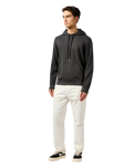The Wrangler Mens Sign Off Hoodie in Faded Black